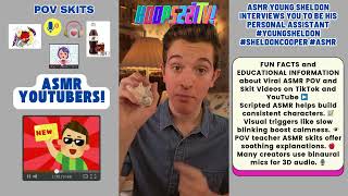 Jaces Asmr Young Sheldon Interviews You To Be Personal Istant Ep3