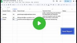 Automating Student Behavior Reports with Google Sheets