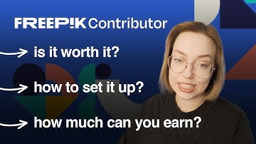 how to become a Freepik Contributor | step by step tutorial + my real earnings
