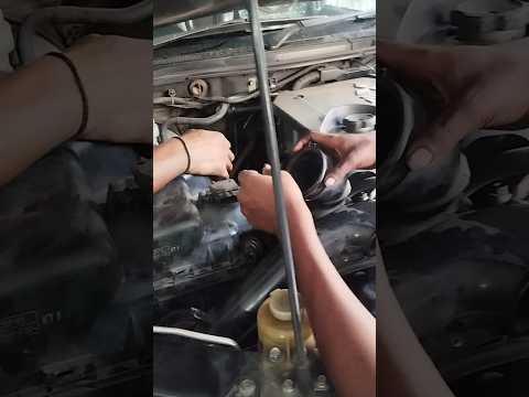 how to install a car's ear filter pipe in car ইডিয়েটর পাইপ কিভাবে লাগায় #youtubeshorts #viralvideo