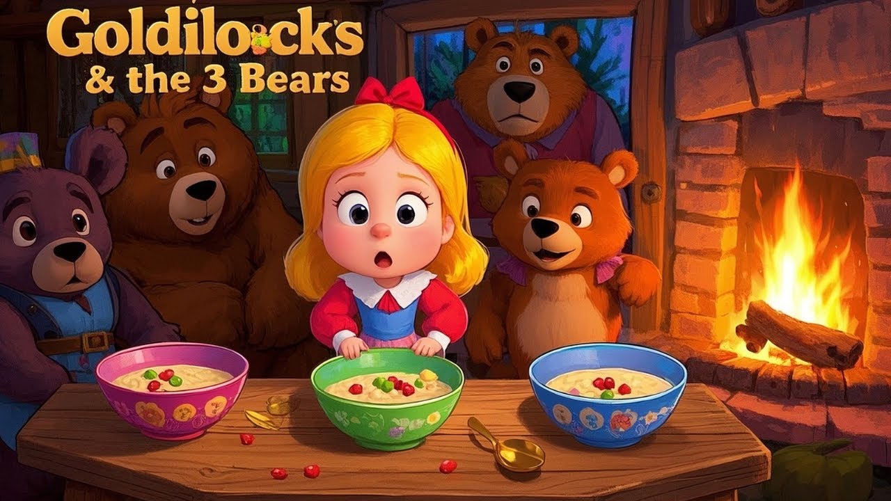 Goldilocks and the Three Bears | Full Story for Kids | Bedtime Story ...