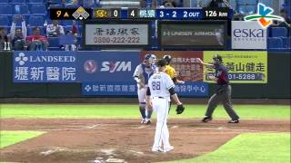 20130926 CPBL 象VS猿 9上 雷戈士來個再見三振 Lamigo主場百勝到手