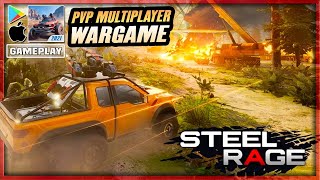 STEEL RAGE: Mech Cars PvP War 💥Gameplay - Season 2 - New Update | Android/iOS Multiplayer Warfare screenshot 2