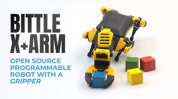 Bittle X + Robotic Arm Gripper | The Ultimate OPEN SOURCE Coding Robot Dog