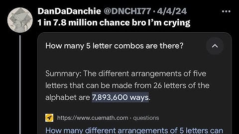 1 in 992 million chance 💀