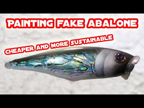Download Making fake abalone fishing lures with hot stamping foil