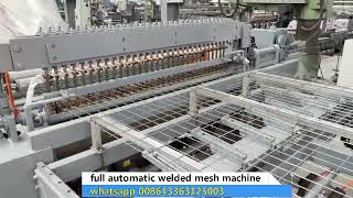 1.5-3MM full automatic wire mesh welding machine +wire mesh cutting machine