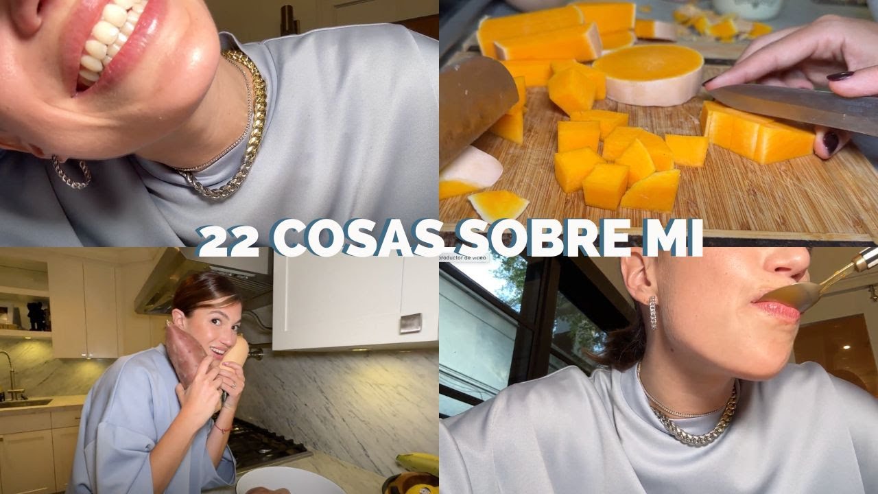 22 COSAS SOBRE MI | Sopa casera deliciosa, proyectos que me marcaron y mudanza.