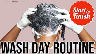 WASH DAY ROUTINE FOR 4C HAIR (START TO FINISH) @Igbocurls