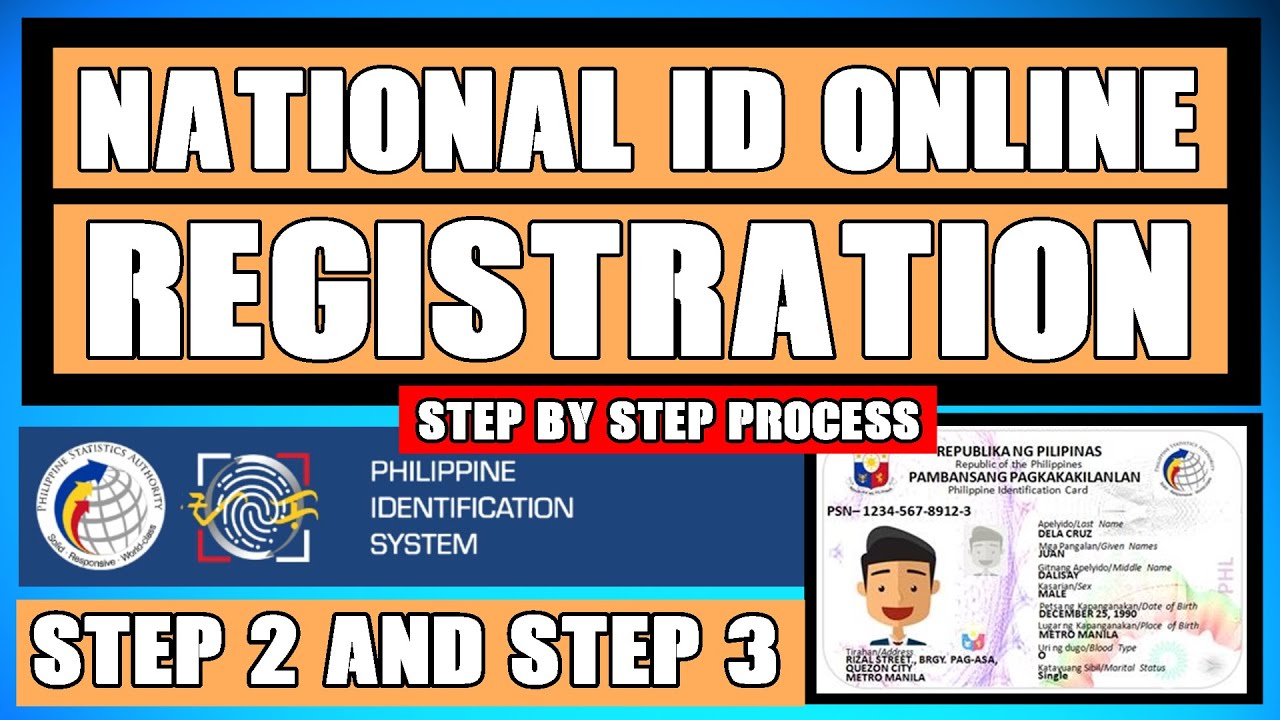 STEP 2 AND 3 NATIONAL ID ONLINE REGISTRATION STEP BY STEP PROCESS STEP 2 AND 3 NATIONAL ID ONLINE REGISTRATION STEP BY STEP PROCESS