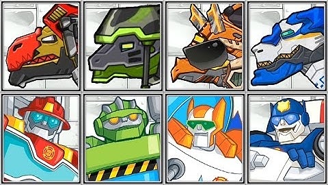 Dino Robot Corps + Rescue Bots E05 - Full Game Play - 1080 HD