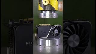$2900 GPU CRUSH TEST: The Ultimate Hydraulic Press Destruction