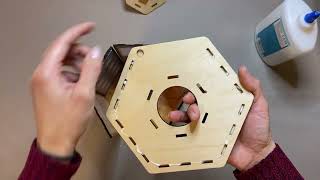 How To Assemble a 3D Lantern | Laser Cut SVG (3mm Plywood)