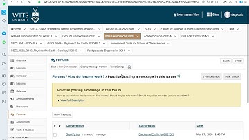 Sakai Training - 12 Posting in forums and chatrooms