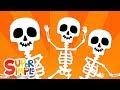 The skeleton dance  halloween song for kids  super simple songs