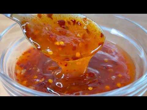 Meilleure Sauce chili sucre fait maison  Prte en 3 min ! Recette super facile !