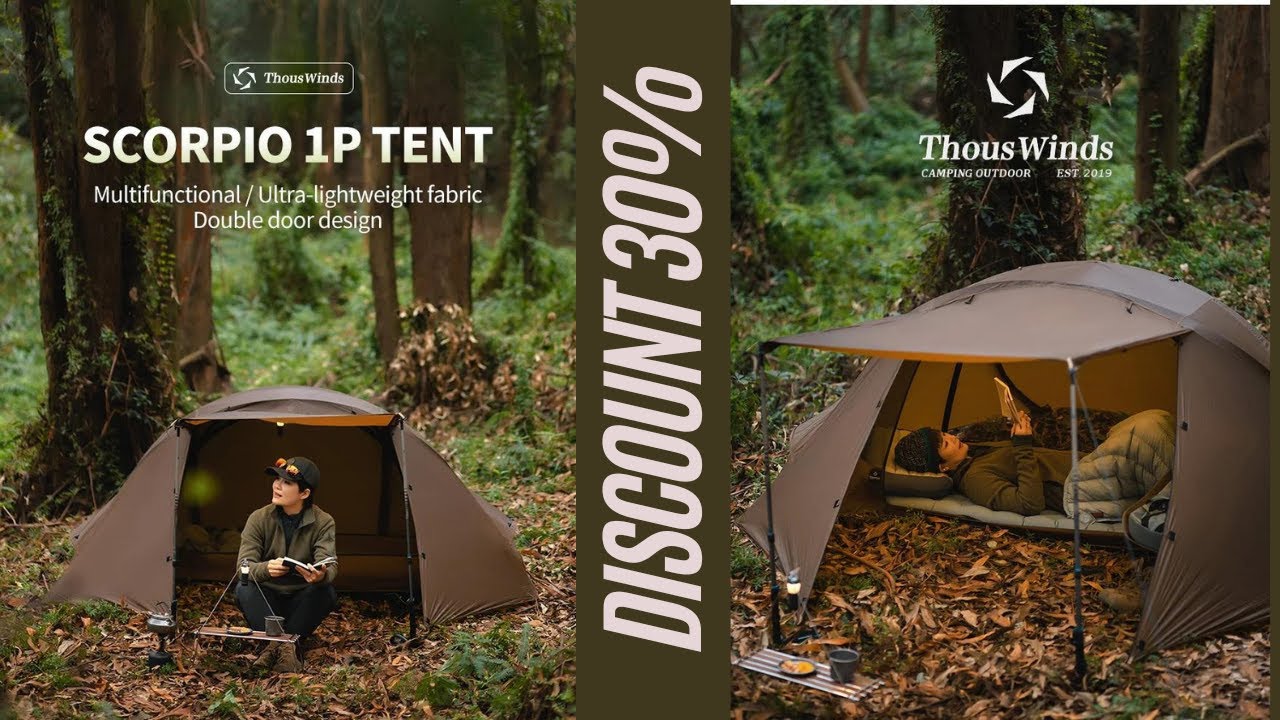 Thous Winds Scorpio 1 People Tent Ultralight Hiking Solo Tent Outdoor