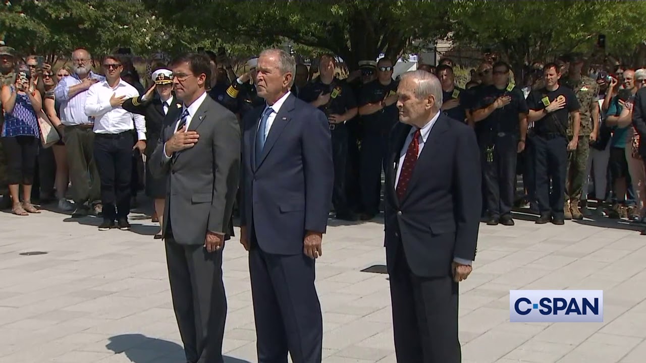 bushwick inlet park President George W. Bush places a wreath at Pentagon Memorial.