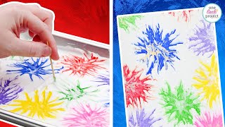 Shaving Cream Fireworks | Fun New Years Art