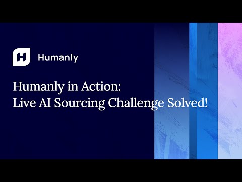 Humanly AI Product Showcase at SourceCon 2024
