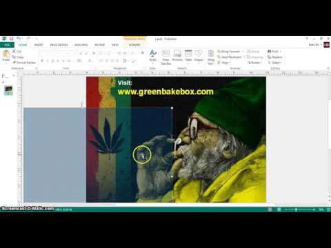 How to create a pattern/overlay on Microsoft Publisher 2013