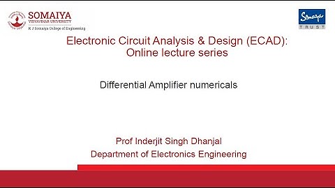 Discrete Differential Amplifier Numerical