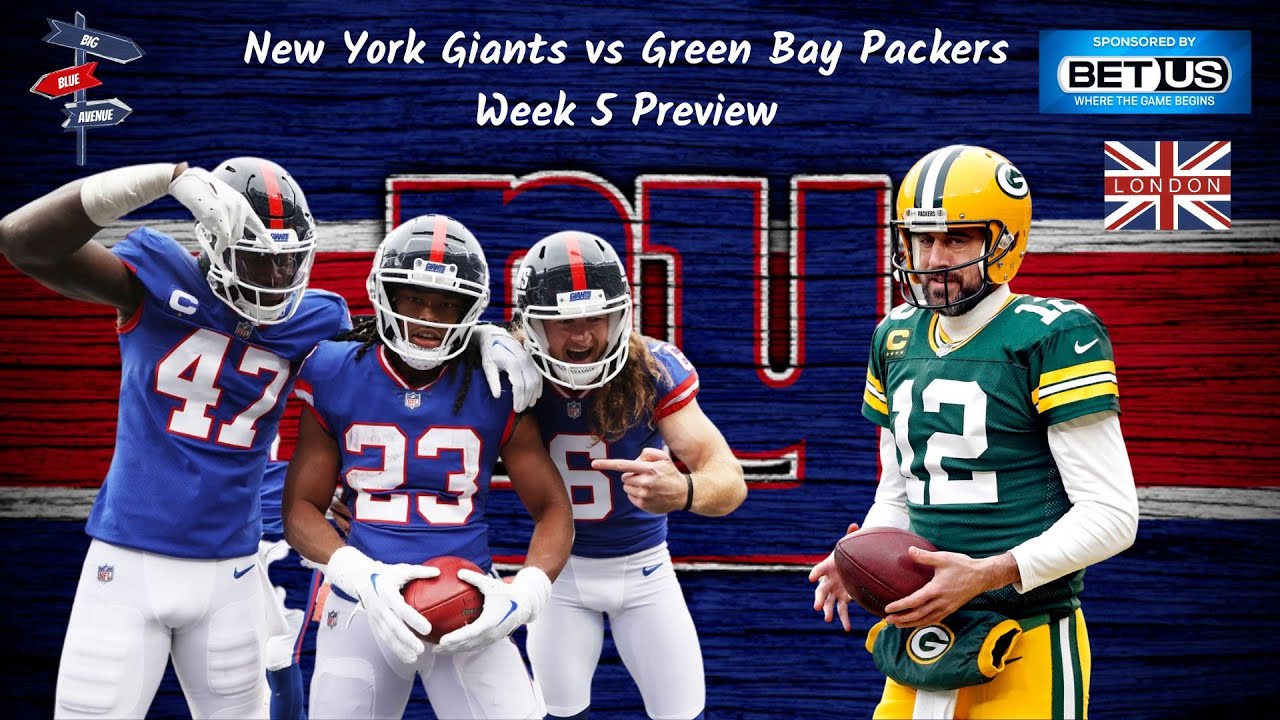 New York Giants vs Green Bay Packers Preview | London Game | Daniel ...