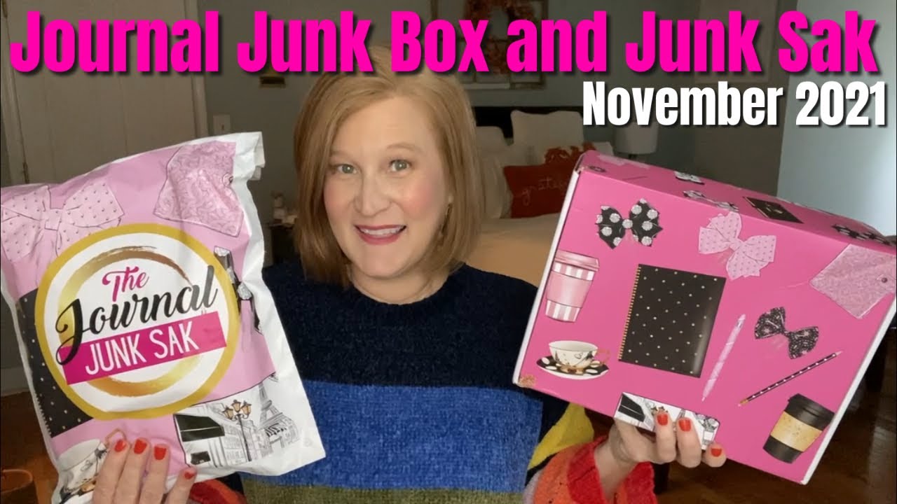 Journal Junk Box and ⭐️NEW⭐️ Junk Sak | November 2021 | They Made a Really Smart Decision
