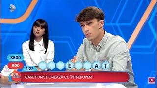 The Word Game with Dan Negru - Stefan and Sabina, tied! Who goes home with the money? screenshot 1