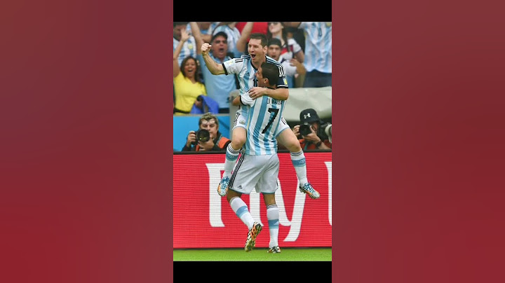 Messi y Di María 😥😥😥