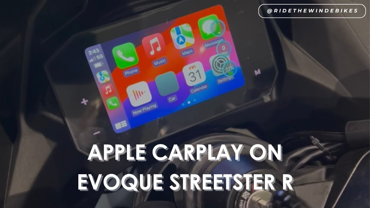 Apple CarPlay On The Evoque Streetster R!! 🙌🏼