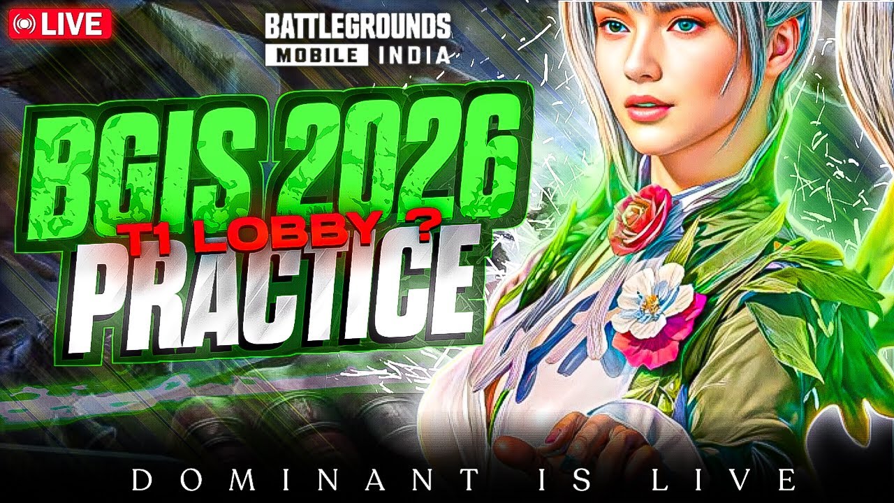 BGIS 2026 GRIND | BGMI LIVE WITH DOMINANT STAR | RUSH GAMEPLAY - YouTube