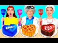Me vs Grandpa Cooking Challenge | Edible Battle by Fun Fun Challenge