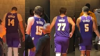 Luka Doncic, Austin Reaves, Lakers Immediately After Win Against Clippers