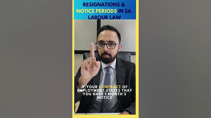 Resignation & Notice Periods: Know Your Rights #resign #rights #trending #southafricanlaw