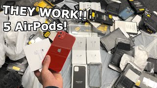 IPHONE 11 RED & 5 AIPODS MASSIVE APPLE STORE Dumpster Diving
