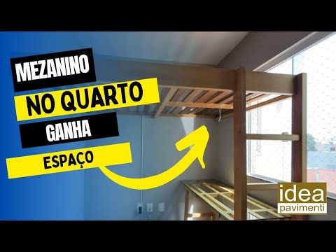 MEZANINO NO QUARTO! PARA VOCÊ GANHAR ESPAÇO