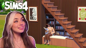 Under Stairs Reading Nook │Fully functional │Tutorial │ Sims 4