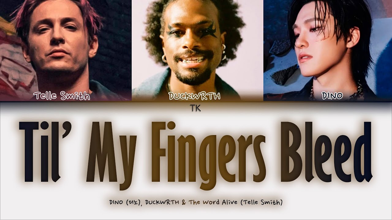 DINO, DUCKWRTH & The Word Alive - Til’ My Fingers Bleed [ПЕРЕВОД НА РУССКИЙ Color Coded Lyrics]