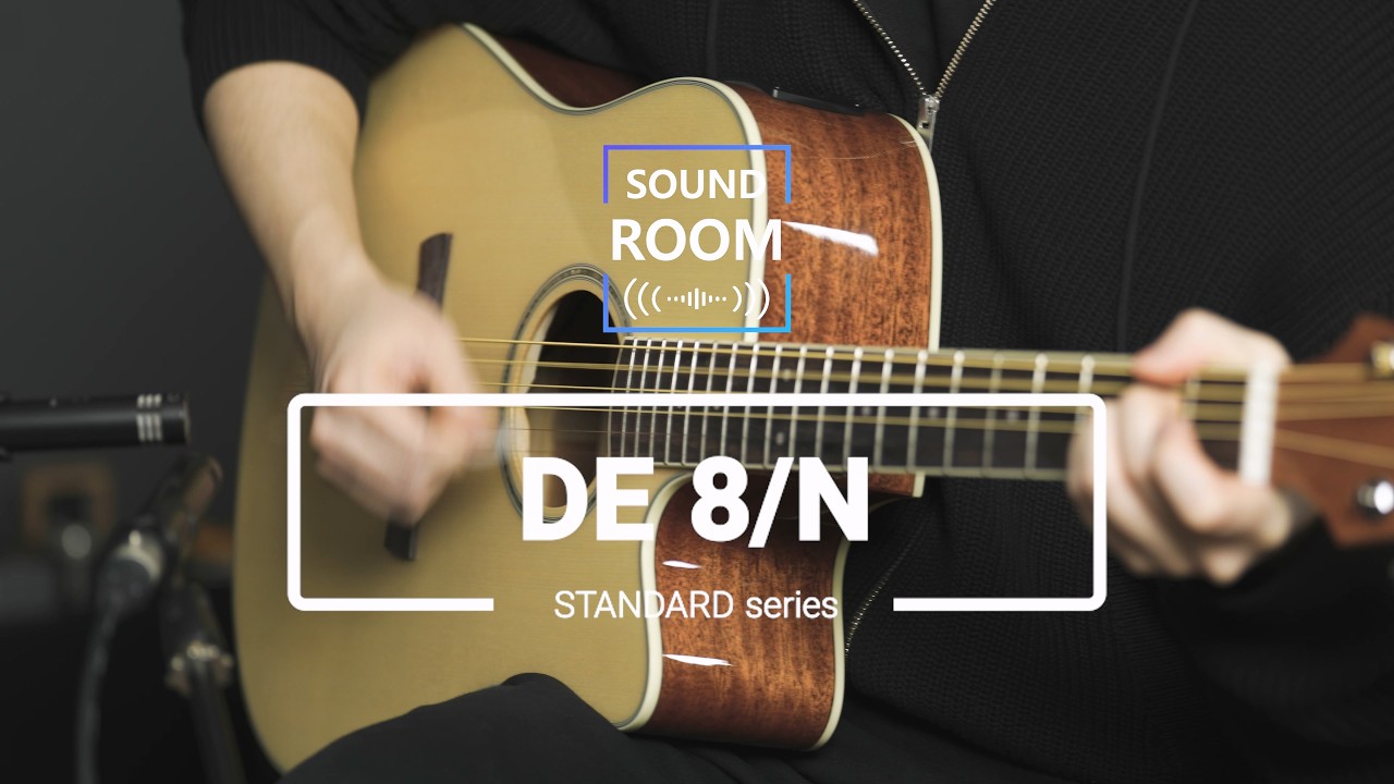 Crafter Sound Room] DE 8/N Guitars Sound Sample - YouTube