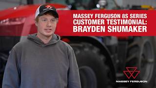 Brayden Shumaker on the MF 8S Series Tractor | Farmer Testimonial