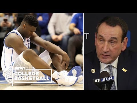 What Zion Williamson's injury means for Duke, Coach K speaks on broken shoe | College Basketball