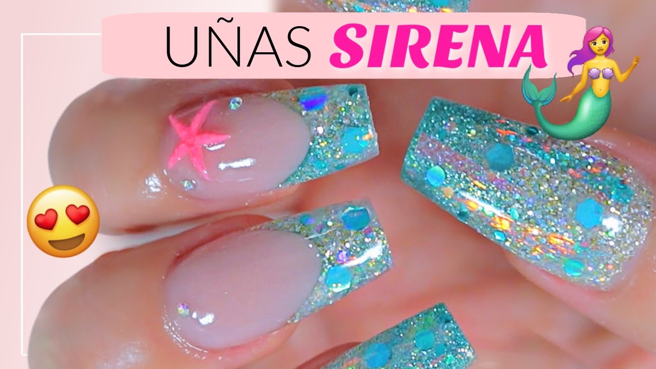 BELLAS Uñas Sirena PASO a PASO