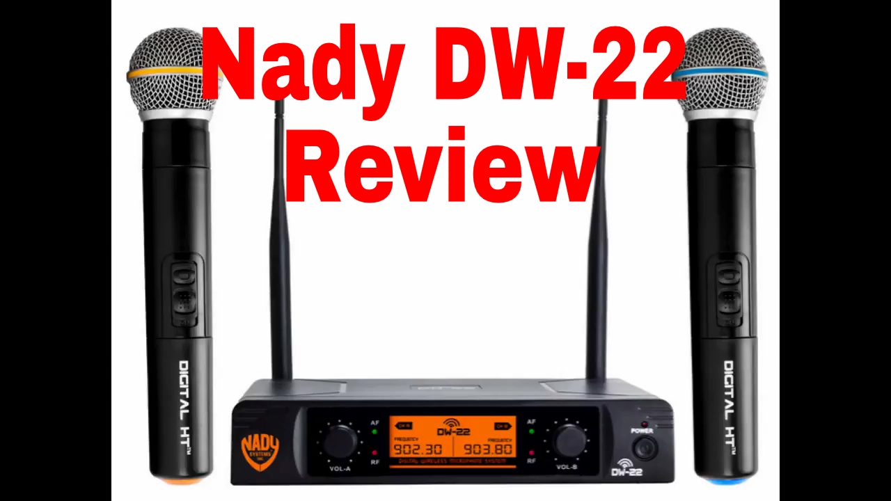 Nady DW-22 digital microphone wireless system review - YouTube
