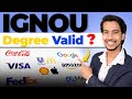 Is IGNOU Degree Valid in India & Abroad? | IGNOU Degree Recognition Explained