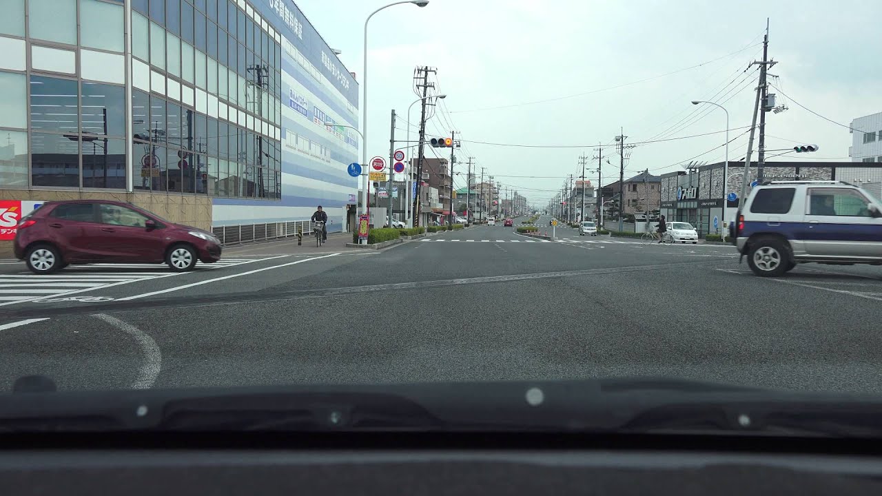 4K 徳島県道29号→38号→204号 等速 徳島市・徳島本町(国道192号交差点)~沖洲 YouTube