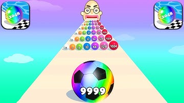 📌Satisfying Mobile Game: Roof Rails, Ball Run 2048, Juice Run, Marble Run..Top Video Tiktok Gameplay