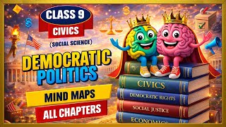 Mind Maps for Class 9 Civics | All Chapters of Democratic Politics