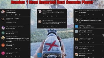 Number 1 Most Reported Rust Console Player PVP Montage