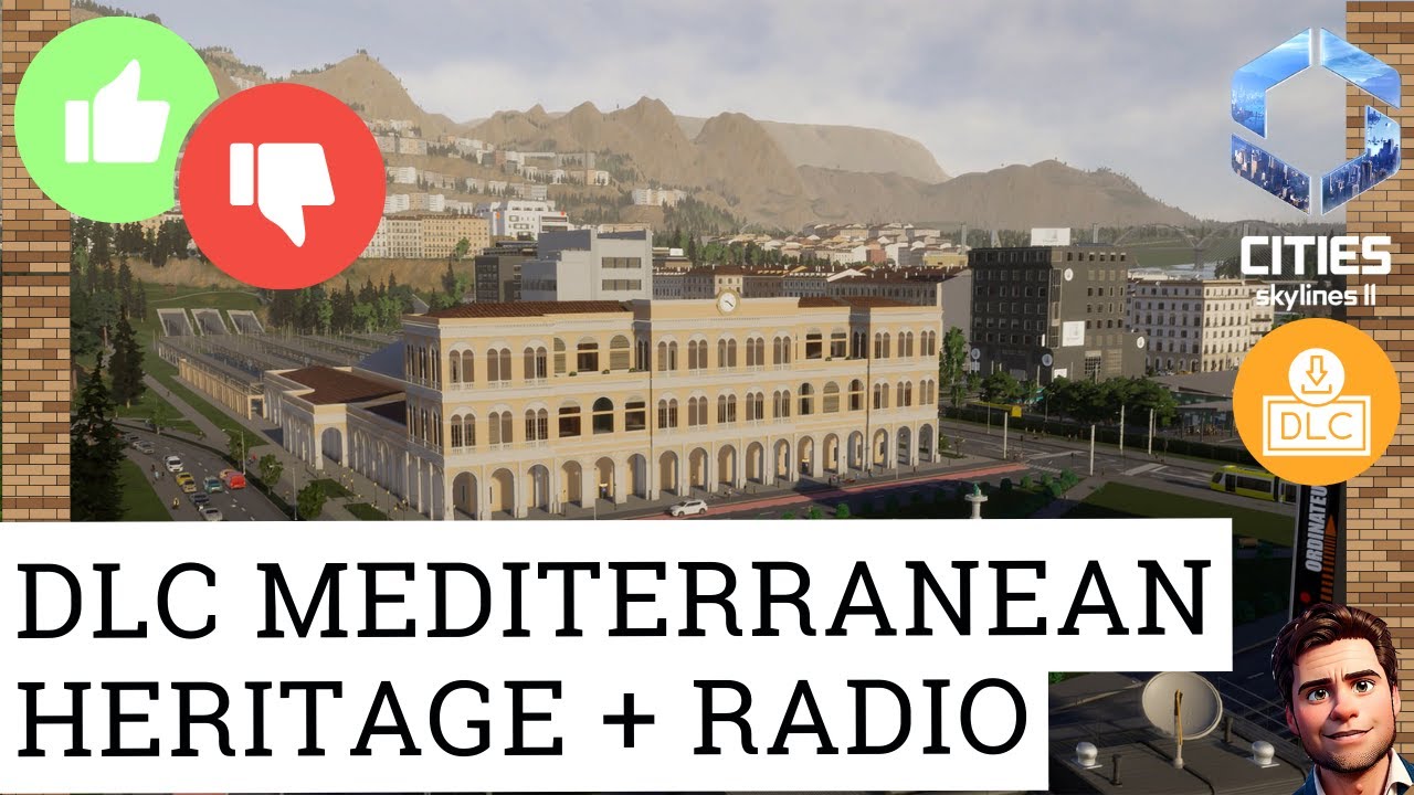 🏙️City Skylines 2 DLC MEDITERRANEAN HERITAGE🌆